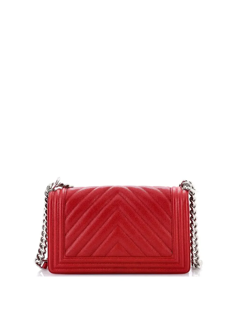 Chanel Boy Flap Bag Chevron Caviar Old #335642C38B